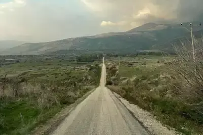 מבט לחרמון מעין פית ברמת הגולן. צילום: איאד סואעד, רשות המים